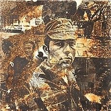 Serigrafia de Vhils e Alfredo Cunha - Salgueiro Maia