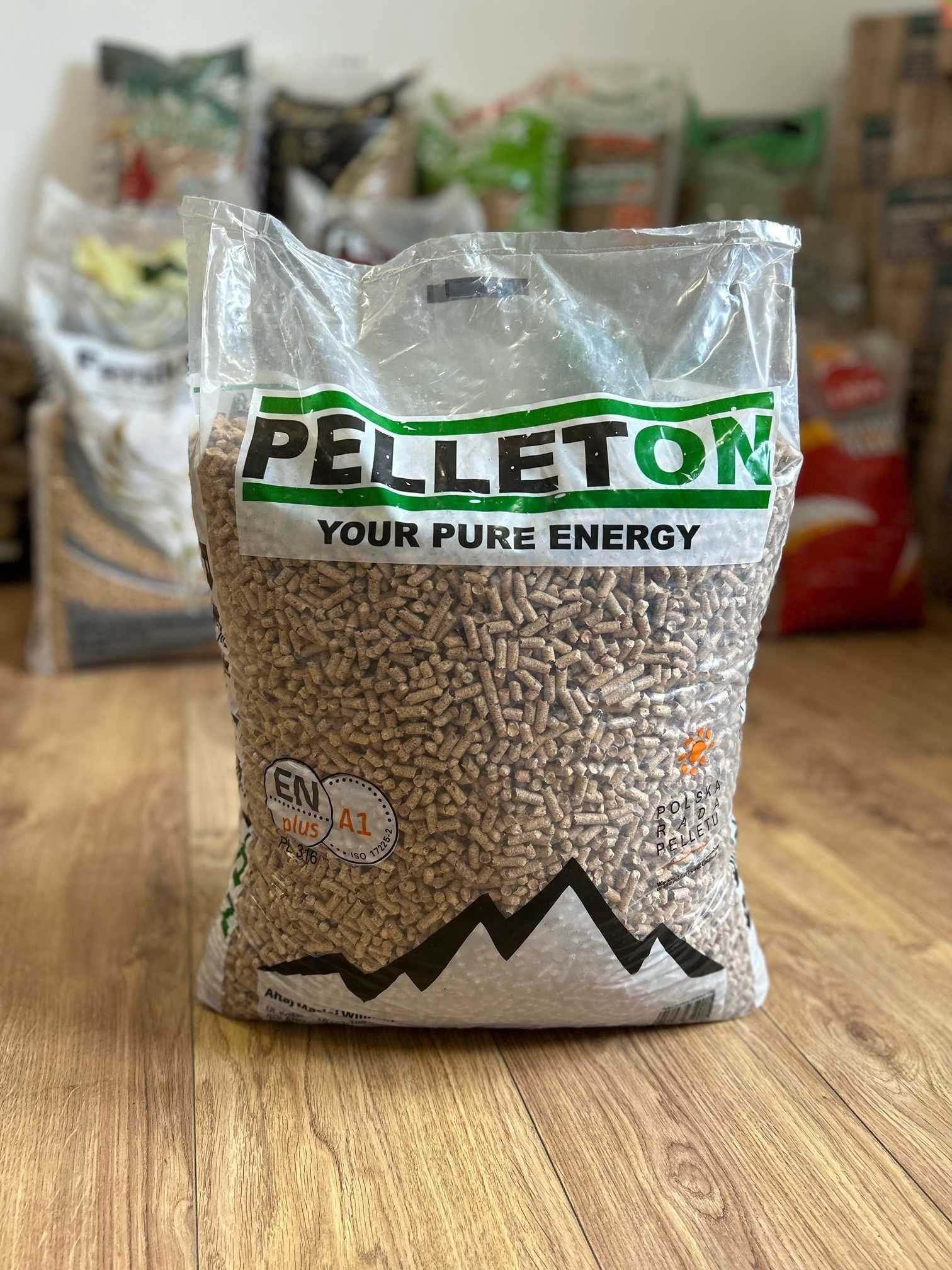 Pellet EN plus A1 oraz Olimp Wirex Barlinek Drewnut Pelleton pelet