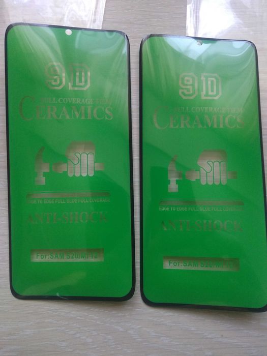 2шт захисна керамічна плівка 9D на  Samsung S20