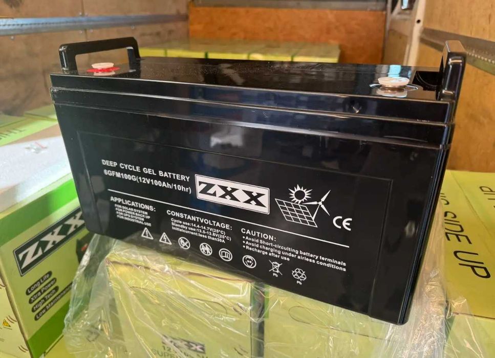 Гелеві АКБ GEL 12V акумулятори для котлів сонячних панелей ДБЖ. Нові