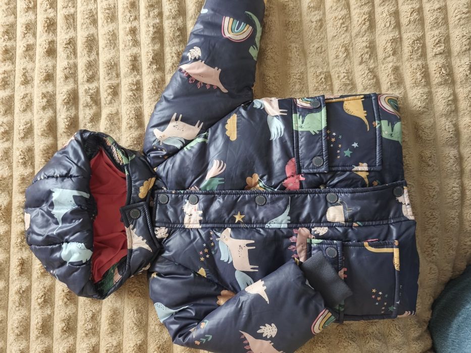 Зимова куртка, дуже тепла 9-12, 80-86