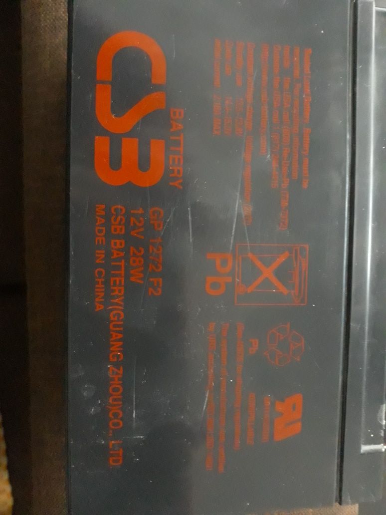 Батарея UPС GP 1272 F2 не рабочая