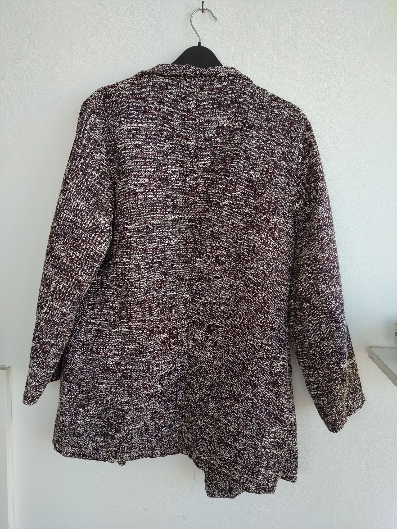 Casaco bordeaux mesclado - Bella Women - Tamanho XL - Novo!