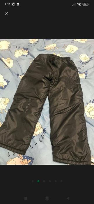 Теплые спортивные штаны на меху Adidas