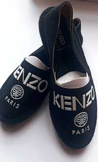 Kenzo espadryle czarne nowe 41