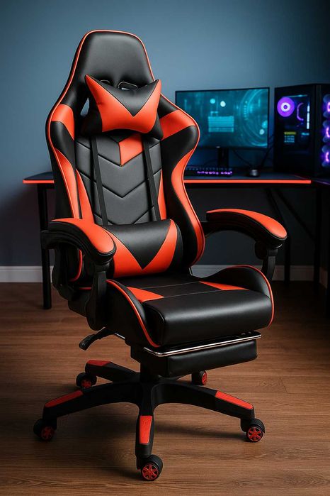 Крісло геймерське ігрове посилене Польша комп'ютерне Акція