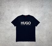 Мужская Футболка Hugo Boss С Большим Логотипом Оригинал Идеал M Размер