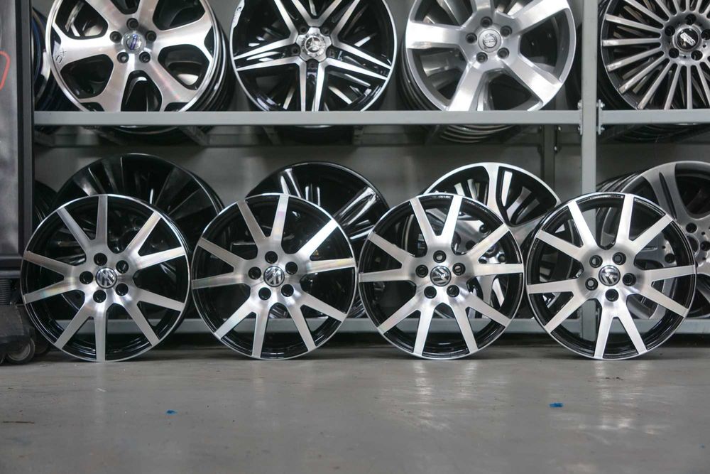 Alufelgi oryginał Skoda 5x100 6,5Jx16 et42 cb57,1mm czarny i cnc