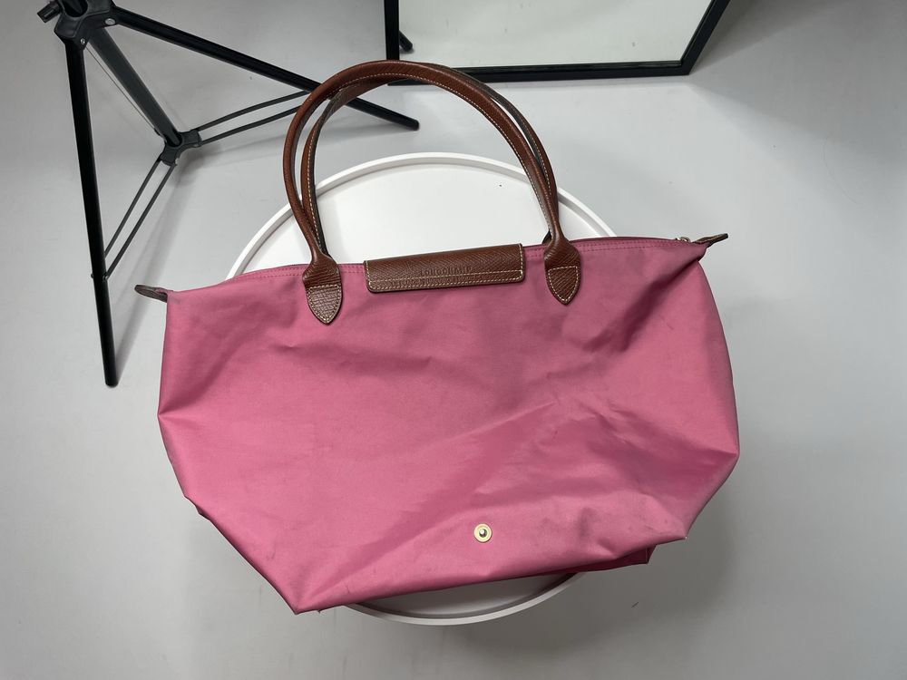 Сумка Longchamp Le Pliage оригінал шопер лонгчемп рожева винтаж