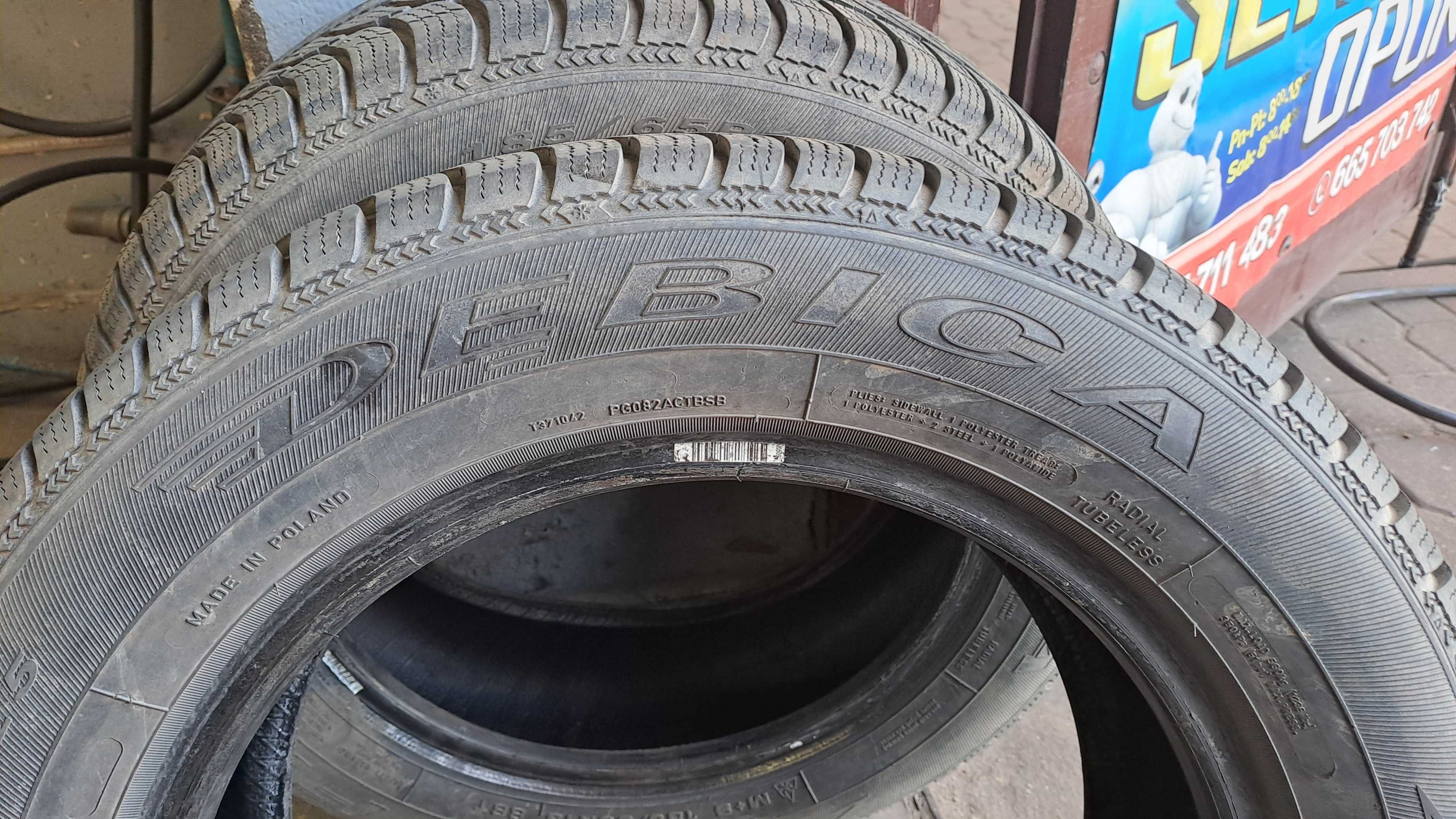 185/65r15 debica opony zimowe uzywane 6mm bieznik