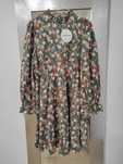 Vestido flores com etiqueta