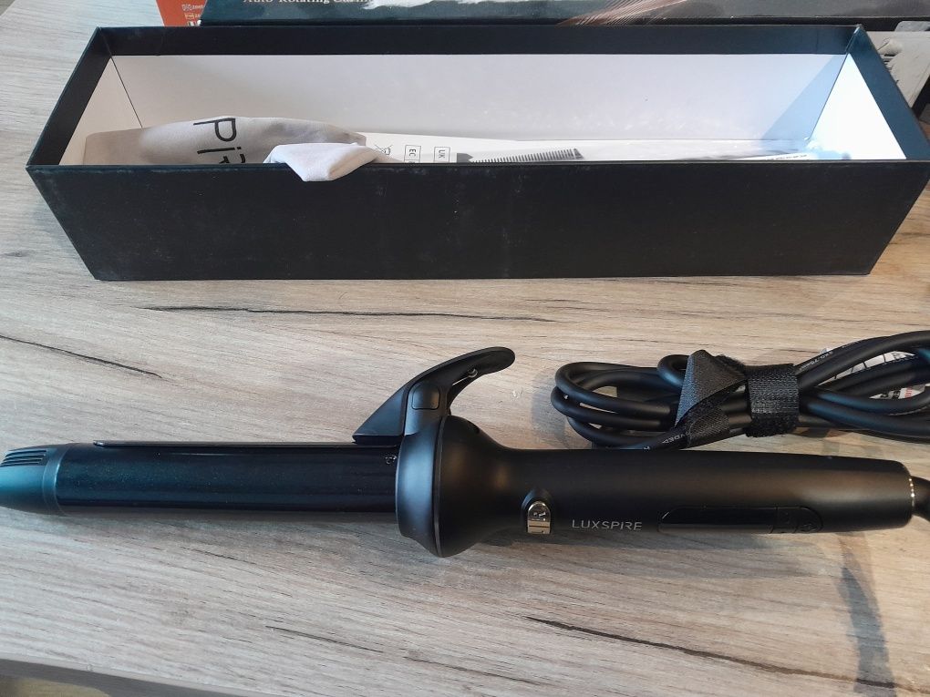 Automatyczna lokówka jonowa luxspire 28mm 60w klips torba grzebień