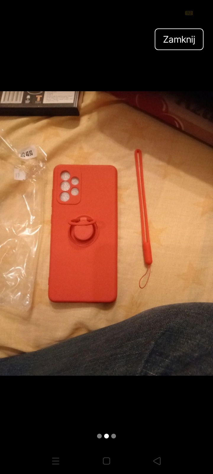 Etui silikonowe na Samsung A52
