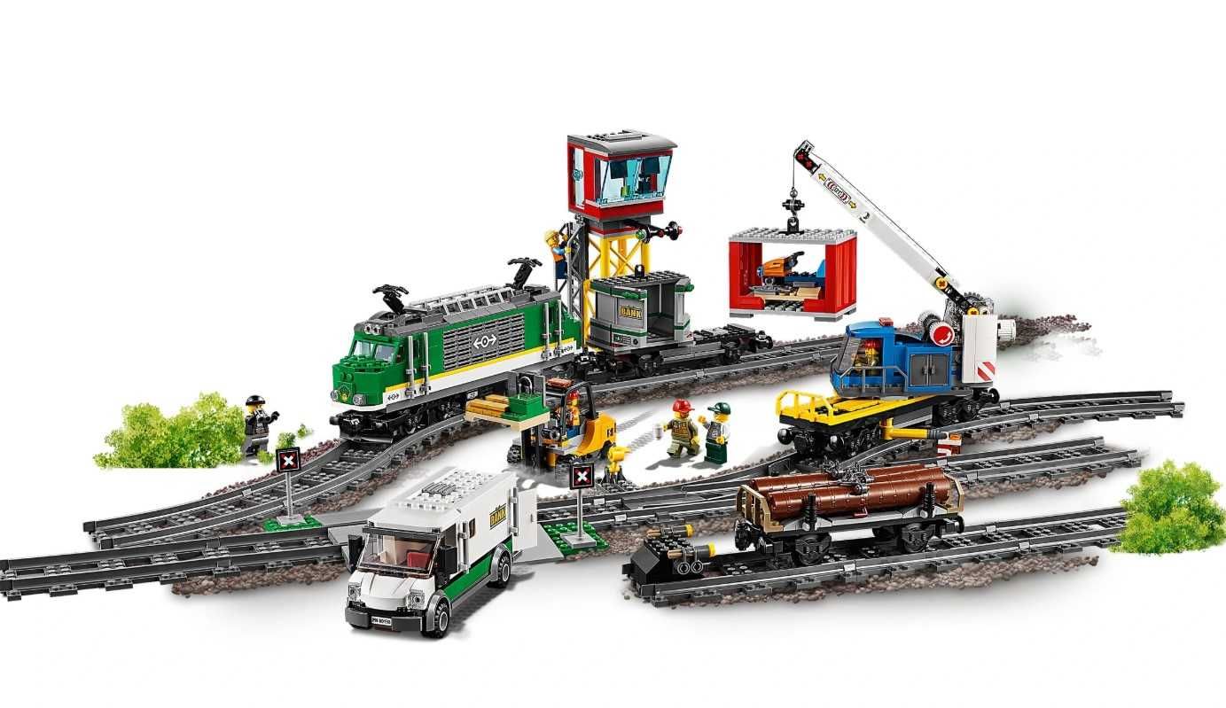 LEGO City 60198 Nowy Zestaw Pociąg Towarowy Sterowany + Katalog 2025