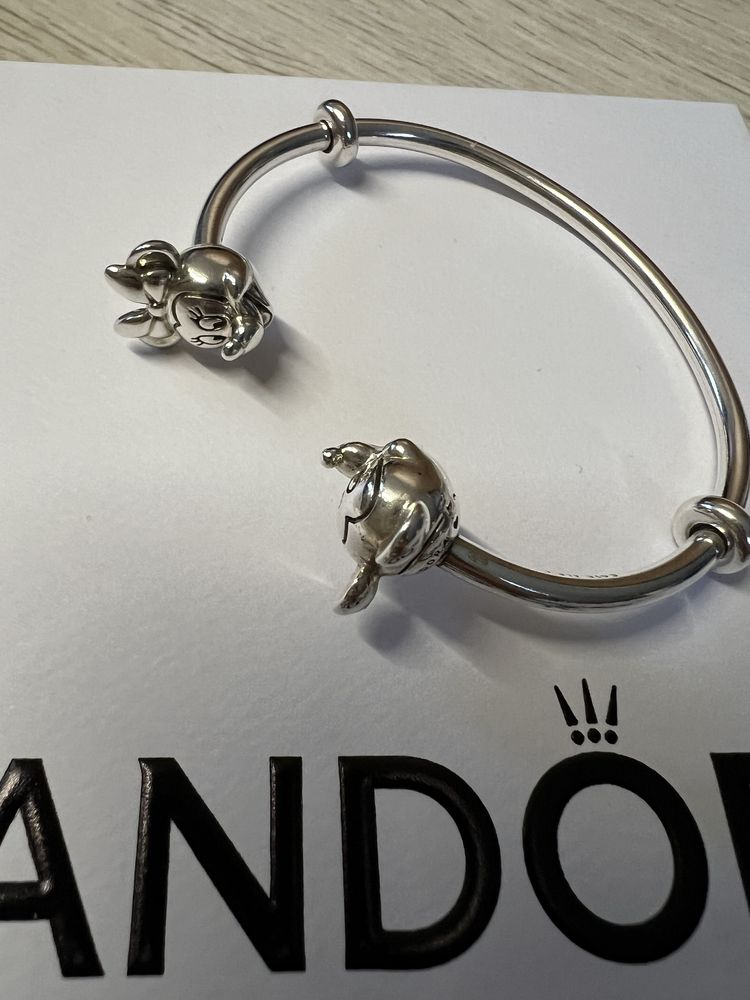 Pandora Mickey & Minnie bransoletka bangle 16 cm