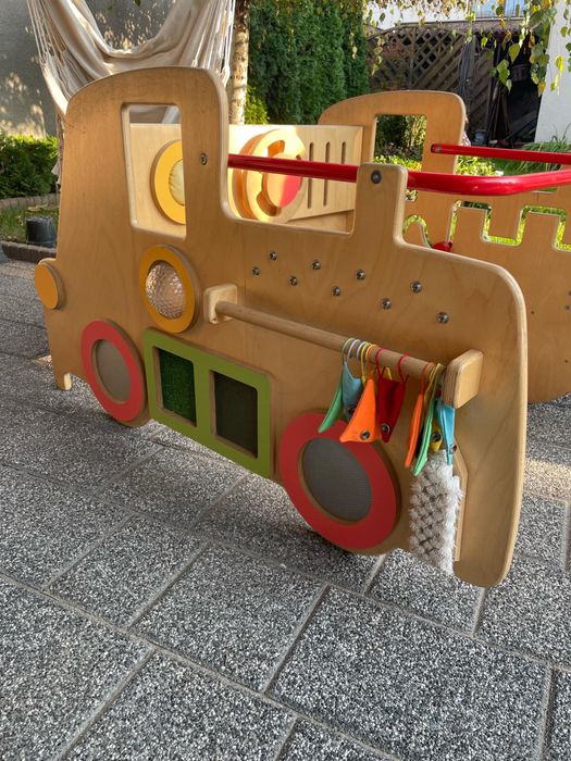 Drewniane auto sensoryczne duże