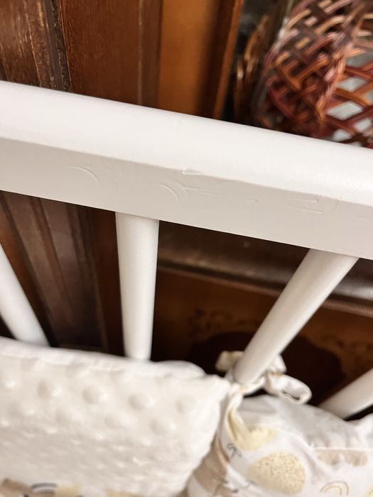 Дитяче ліжечко+ матрасик+ комплект