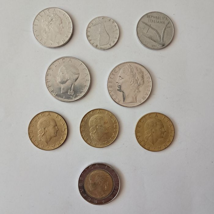 Pack de moedas antigas da itália