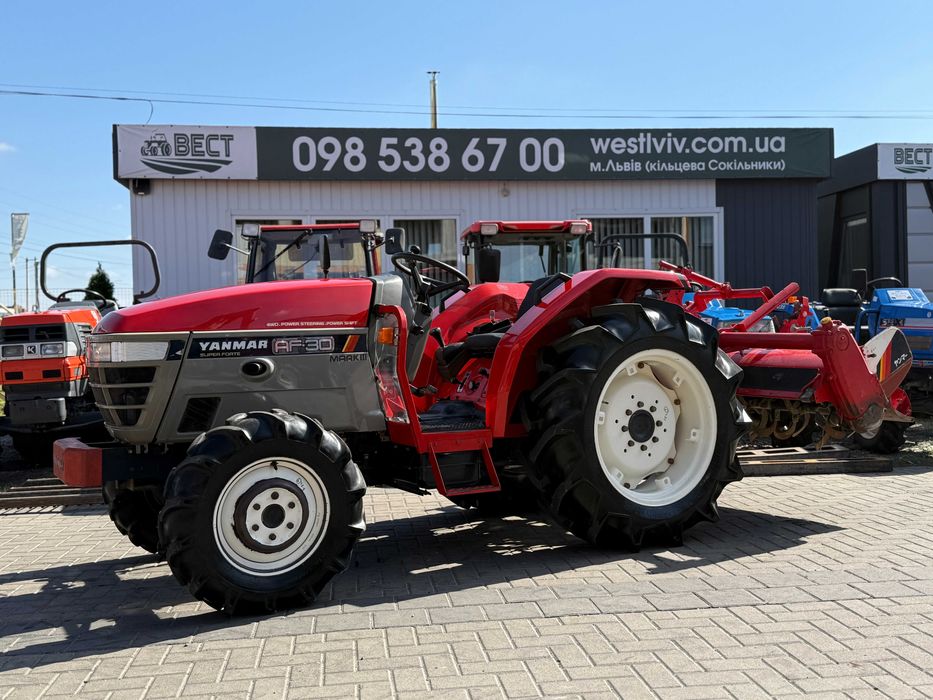 Японський мінітрактор YANMAR AF30 + фреза 180 см, стан ІДЕАЛ