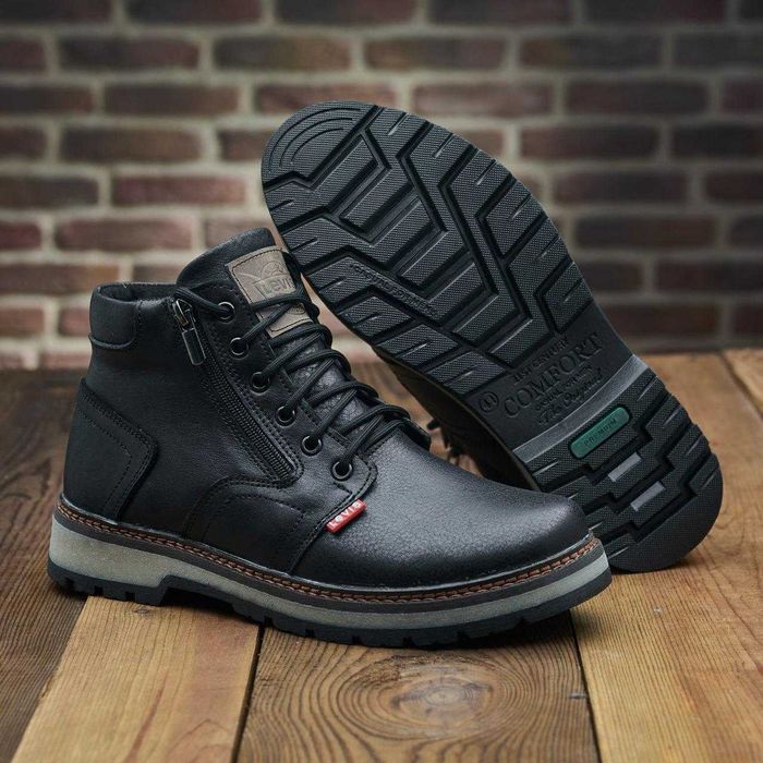 Теплі зимові черевики шкіра Levi`s Ваша сеть ! предлагает