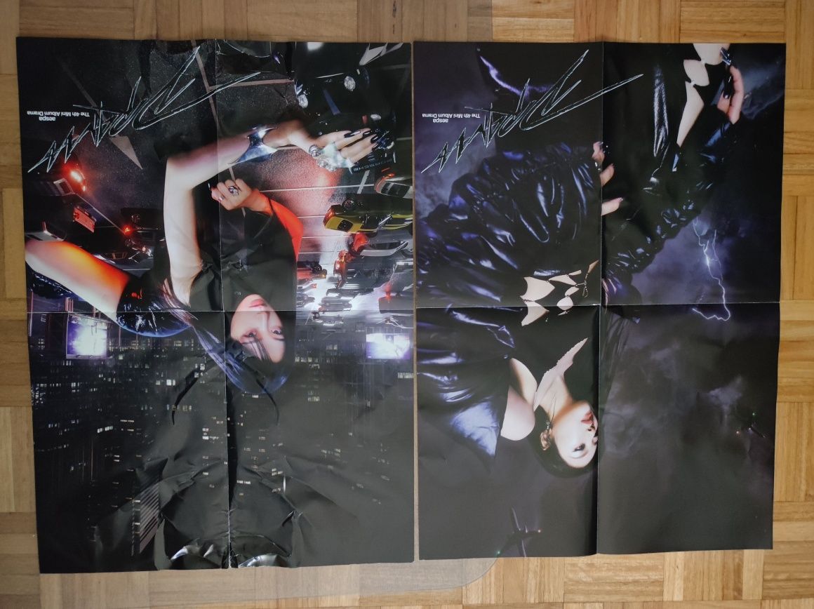 Aespa Drama Photocards e Photo albums - Photocards Winter e Giselle