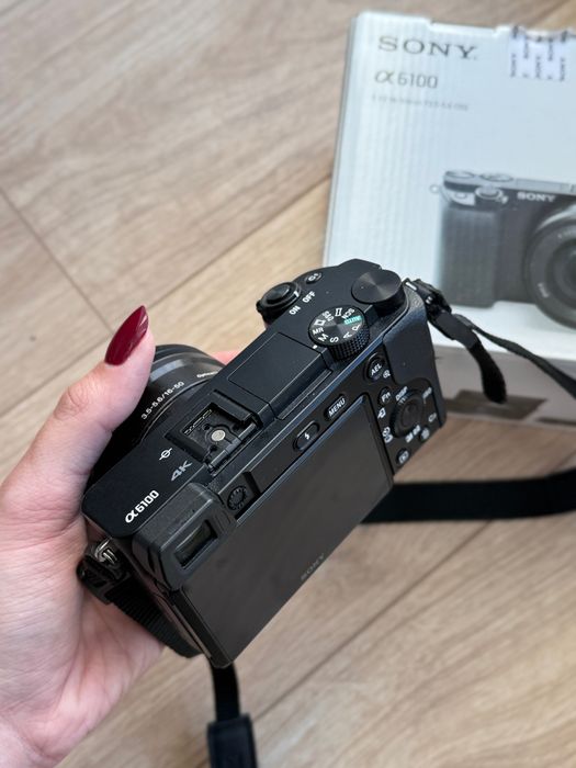 Sony A6100 – aparat jak nowy, pełny zestaw, gwarancja 1,5 roku