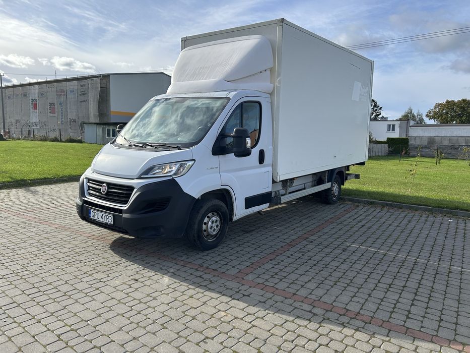 Fiat Ducato/ 2.3 130 km/ 2019r/ kontener z winda/ z prywatnych rąk