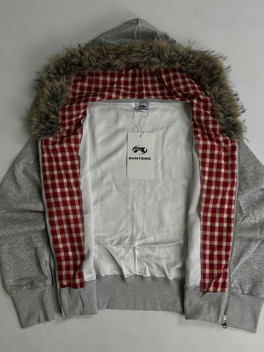 Худі Аляска куртка zip up hoodie сіра зипка бомбер кофта худи зіп L S