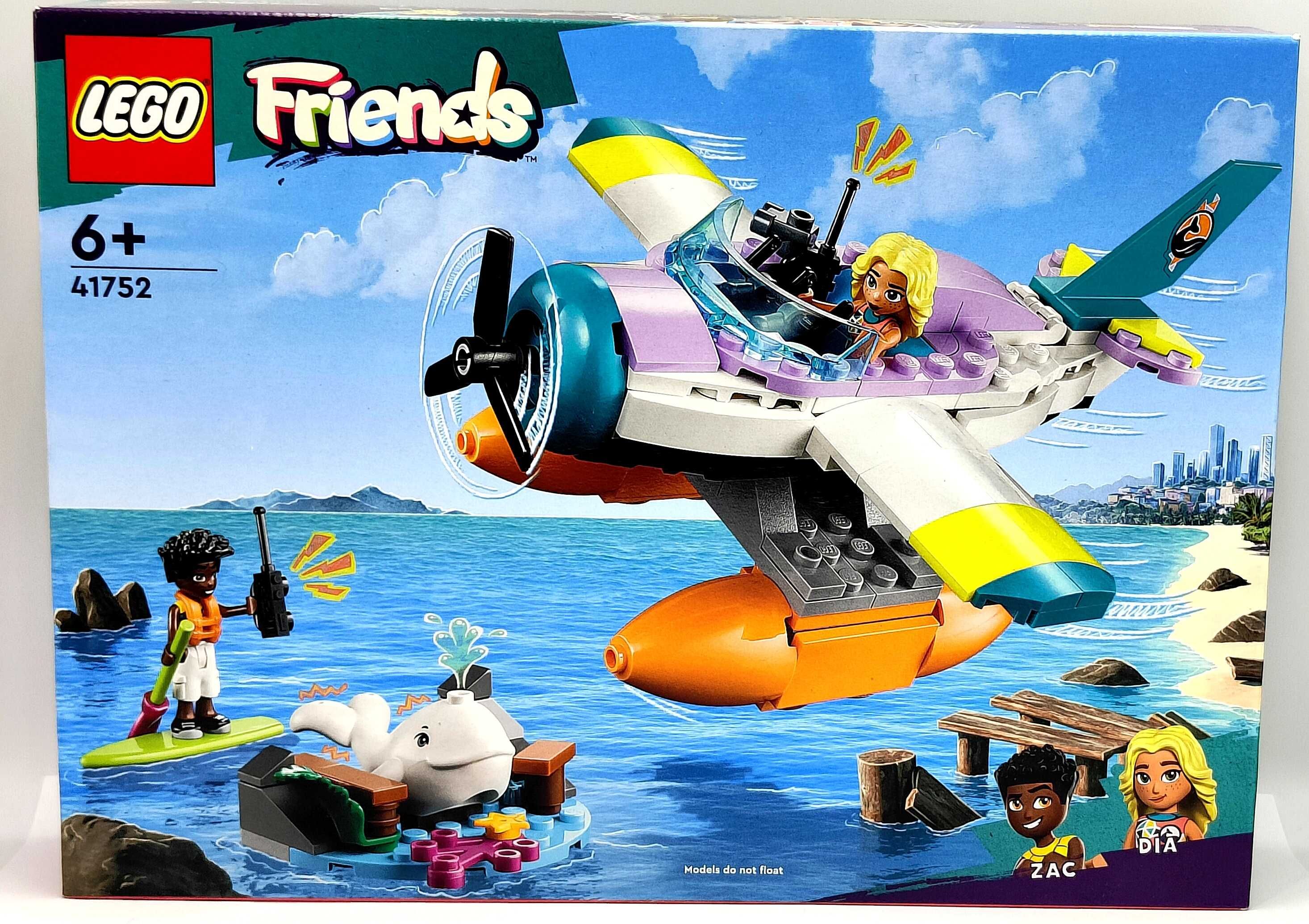 Nowe LEGO Friends 41752 Hydroplan ratunkowy Nieużywane