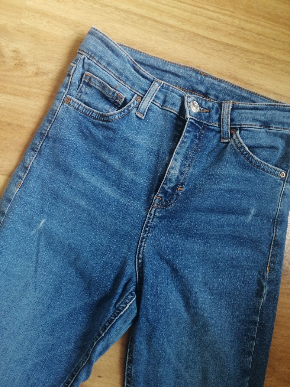 Spodnie jeansy topshop