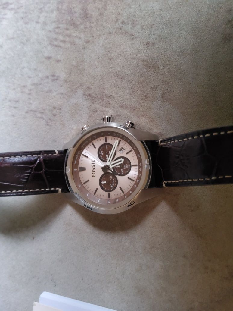 Fossil męski chronograf