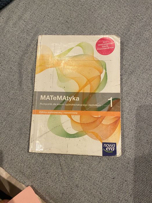 Matematyka podręcznik liceum i technikum klasa 1