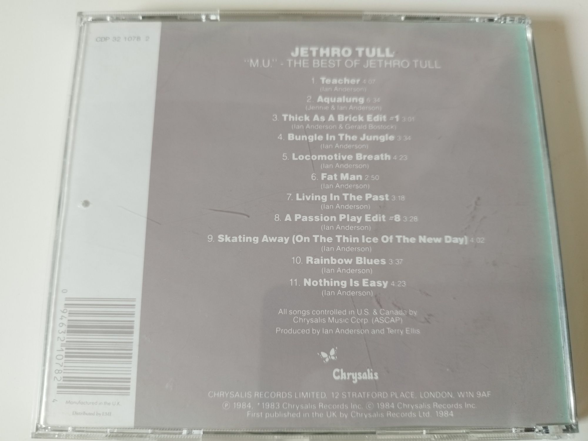 JETHRO TULL: "M.U." - The Best of Jethro Tull