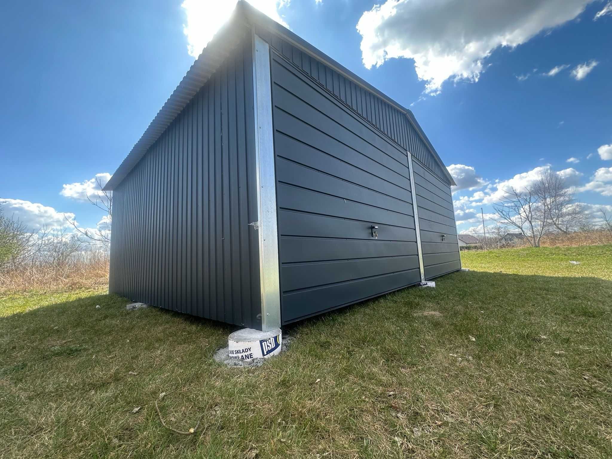 Garaż blaszak 6x5 dwuspad Magazyn wiata Hala Producent 6x8 5x7 7x7 6x6
