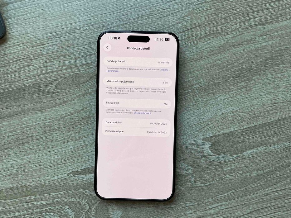 iPhone 15 Pro Max 256 GB – komplet Apple Store, FV 23%, Warszawa