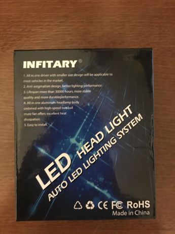 Lampadas Led Infitary H1