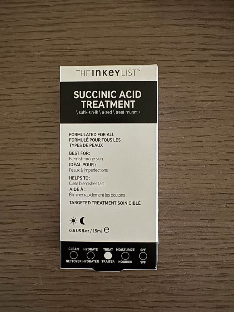 creme the inkey list succinic acid