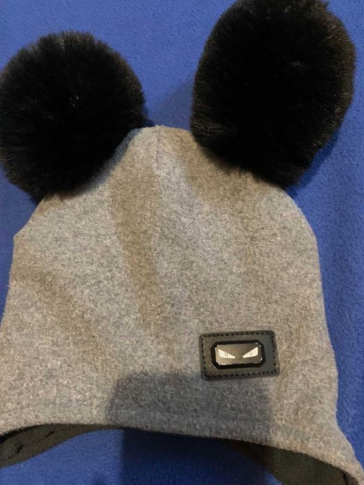 Тепла зимова шапка шолом для малюка 1-3 роки