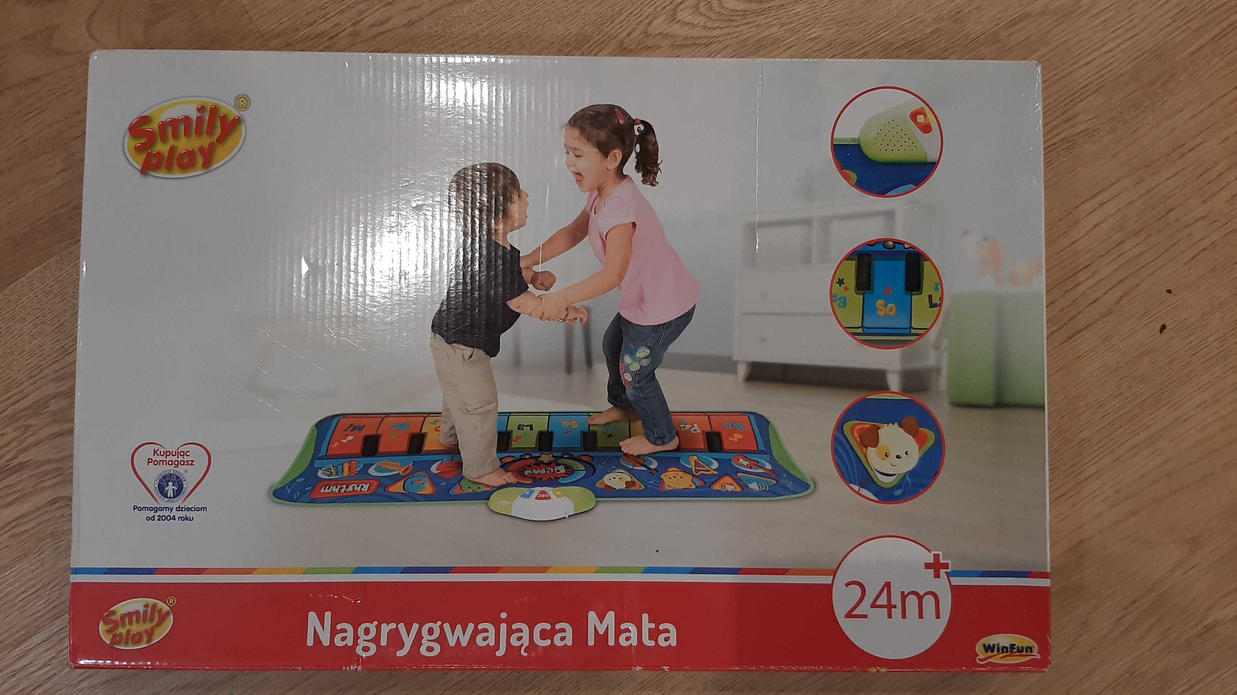 Nagrywająca mata pianino Smily Play