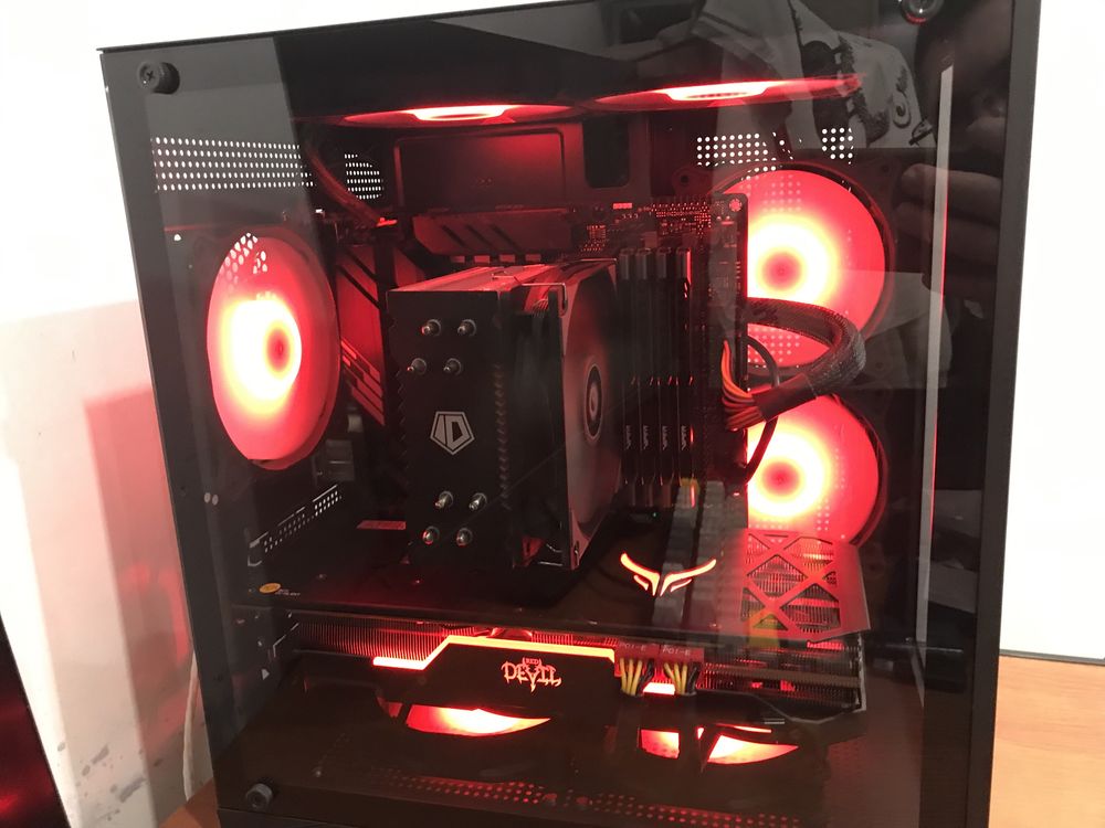 Ігровий компьютер AMD Ryzen 5 5500 RAM 16Gb SSD 512Gb 5700XT