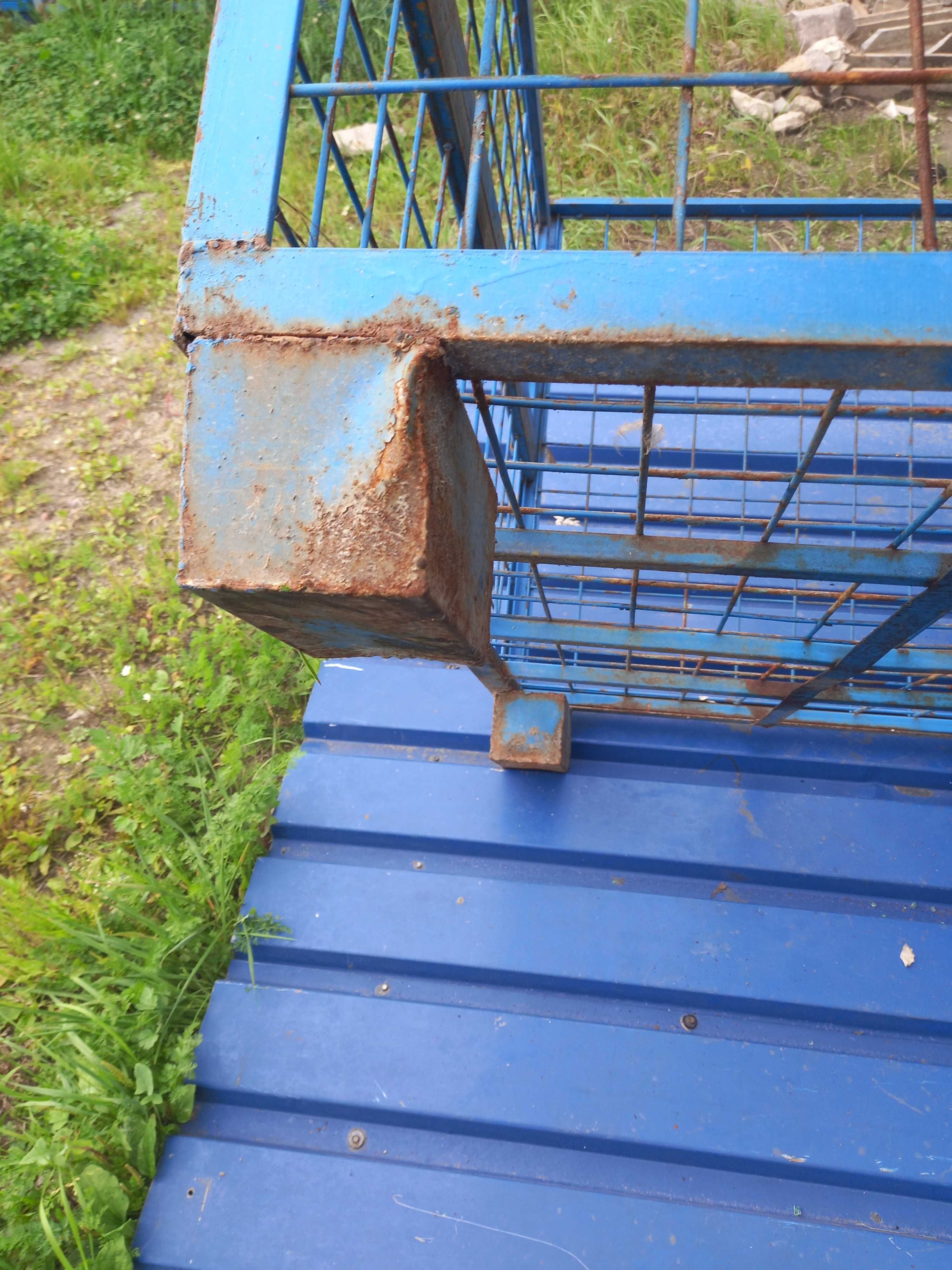 Kosz Paletowy Metalowy Gitterbox Giterbox Skrzynia Euro Kosz Gdańsk