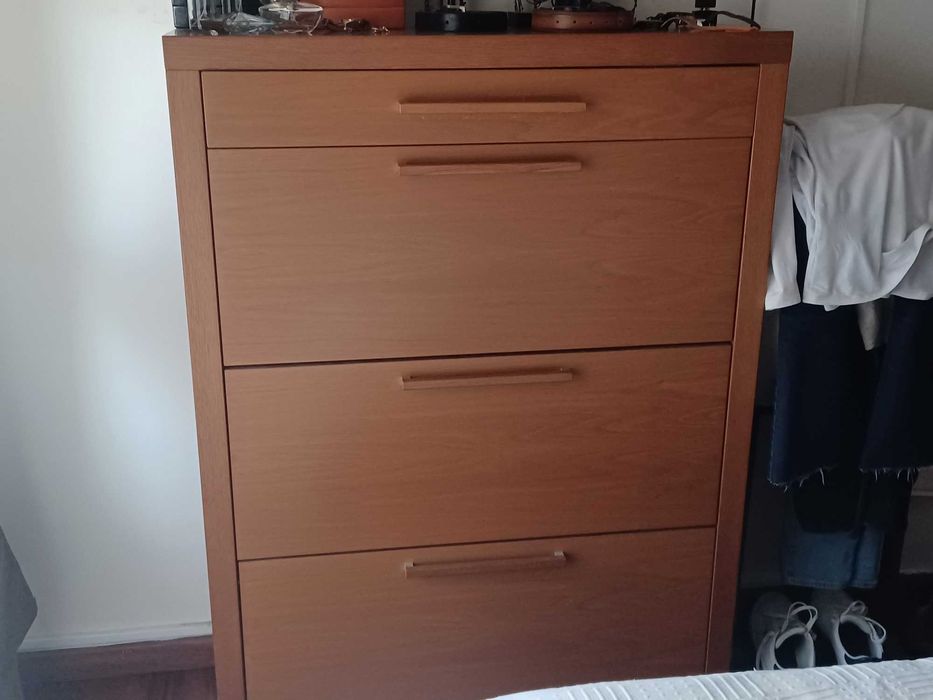 Mobília Quarto Casal Cerejeira_Oportunidade Incrível