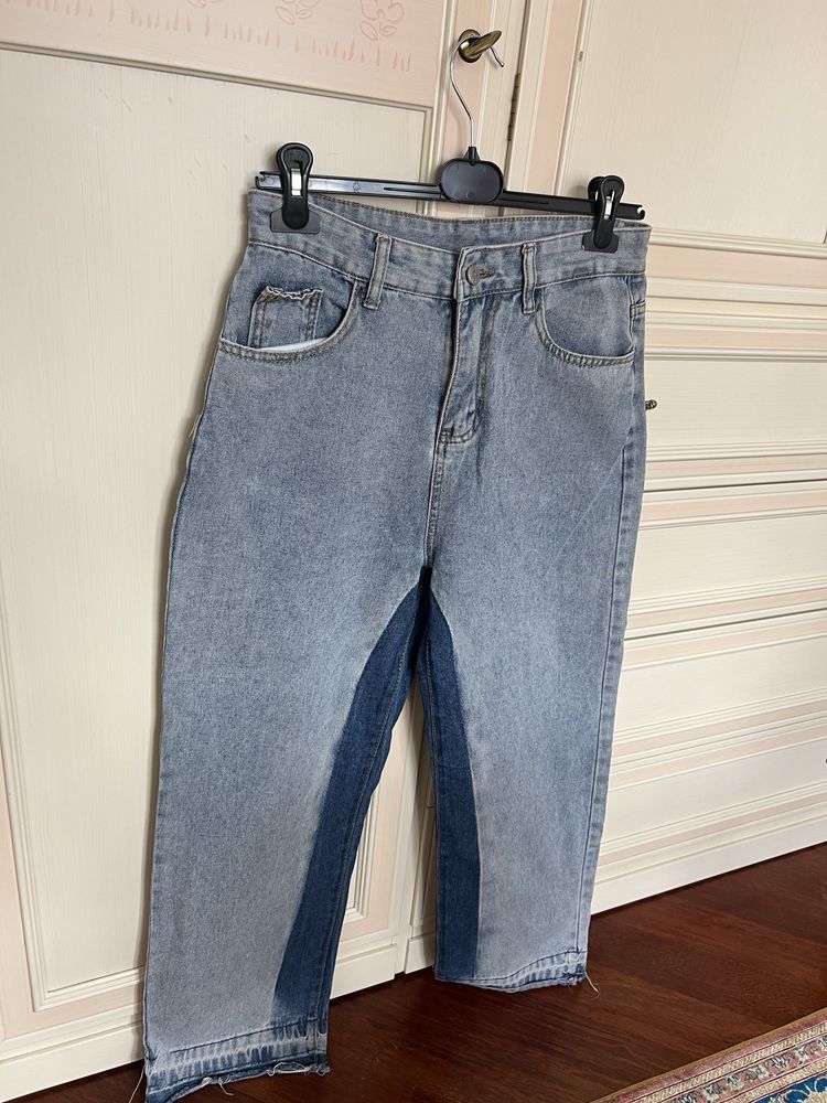 джинсы жкнские с надписями