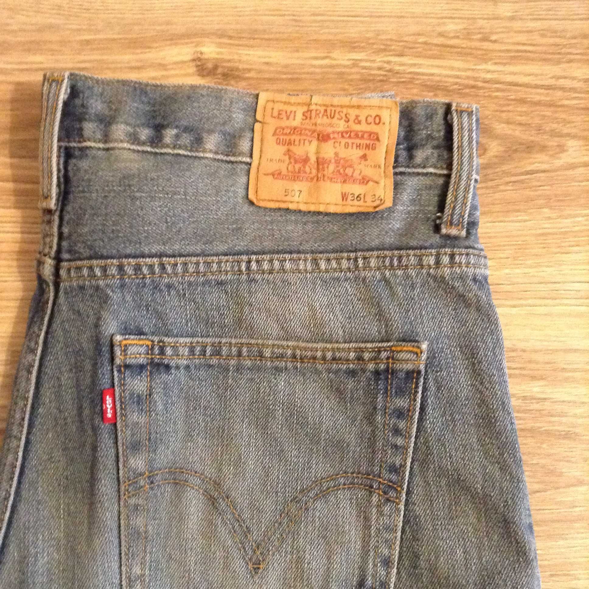 Мужские джинси Levi's Original Riveted 507 , W36 L34