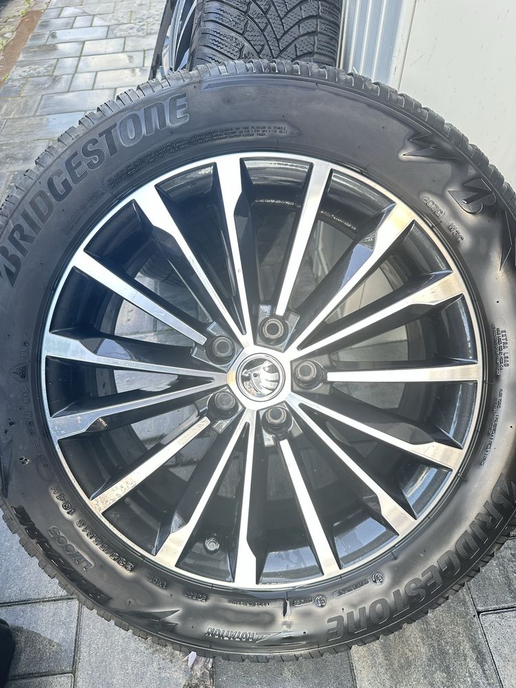 Felgi 18 + opony  skoda kodiaq 5x112