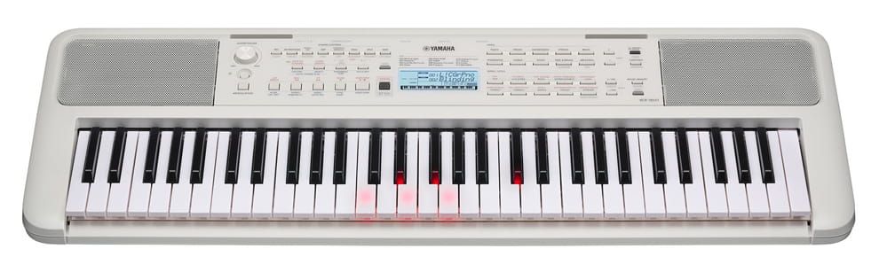 Yamaha EZ-310 biały keyboard podświetlane klawisze