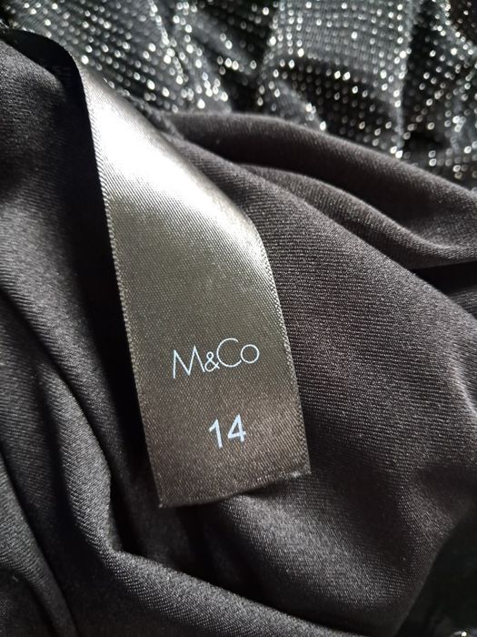 Mini sukienka błyszcząca nitka cekiny mieniaca sie XL 42