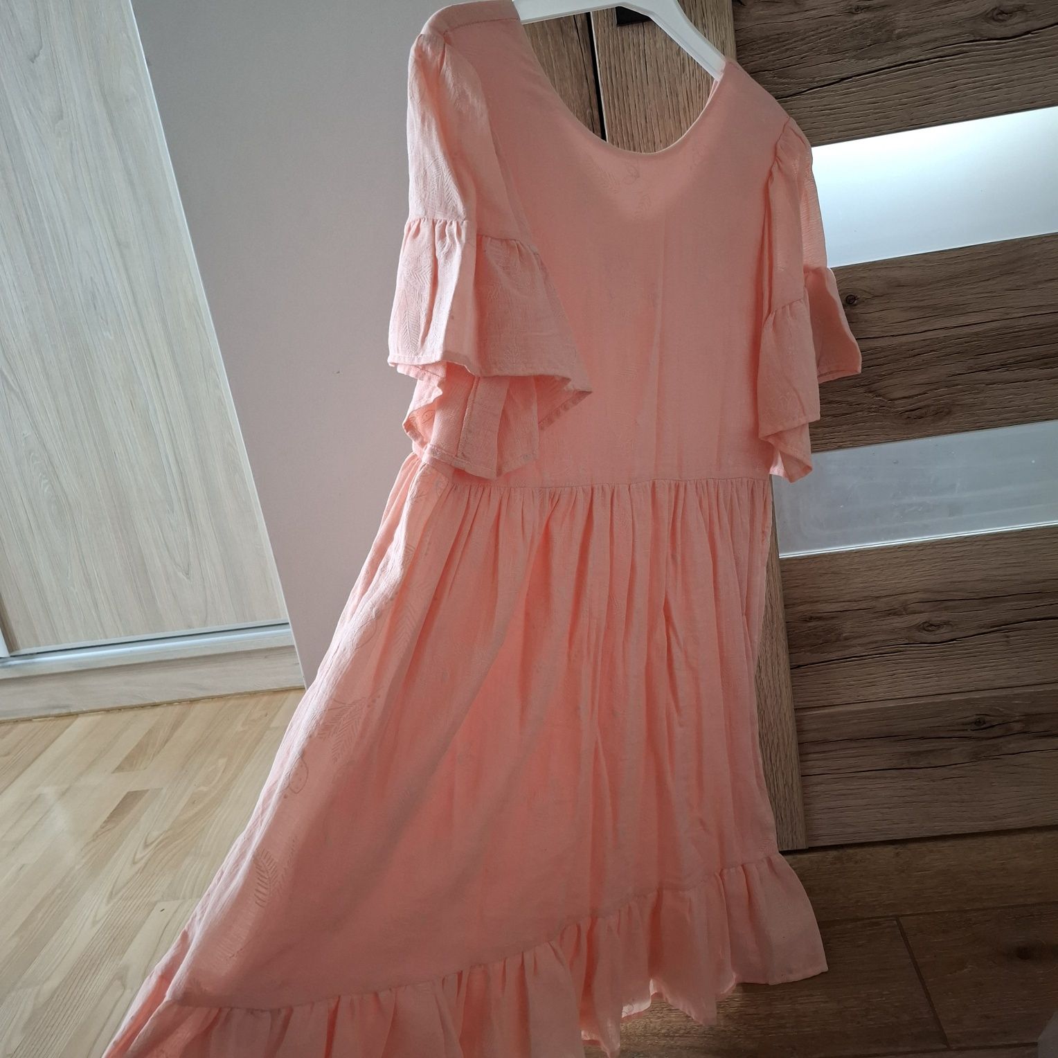 Morelowa sukienka w stylu boho mayoral 167
