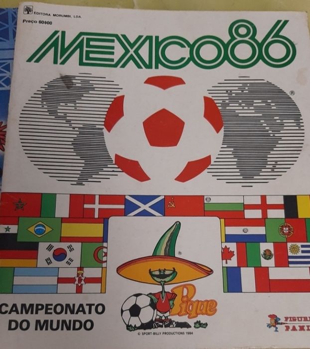 Cadernetas e Cromos Panini Futebol e outros