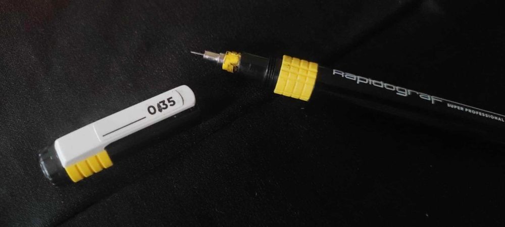 Rapidograf  0,35 MM Rystor Super Profesjonal